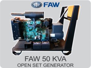 FAW 50 KVA OPEN SET GENERATOR