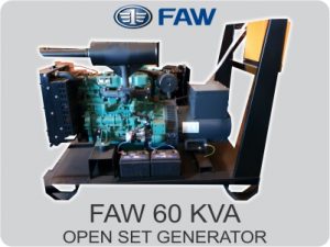 FAW 60 KVA OPEN SET GENERATOR