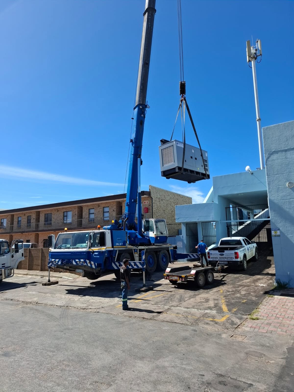 150 kVA FAW generator installation at Tampa Bay Spur Jeffreys Bay